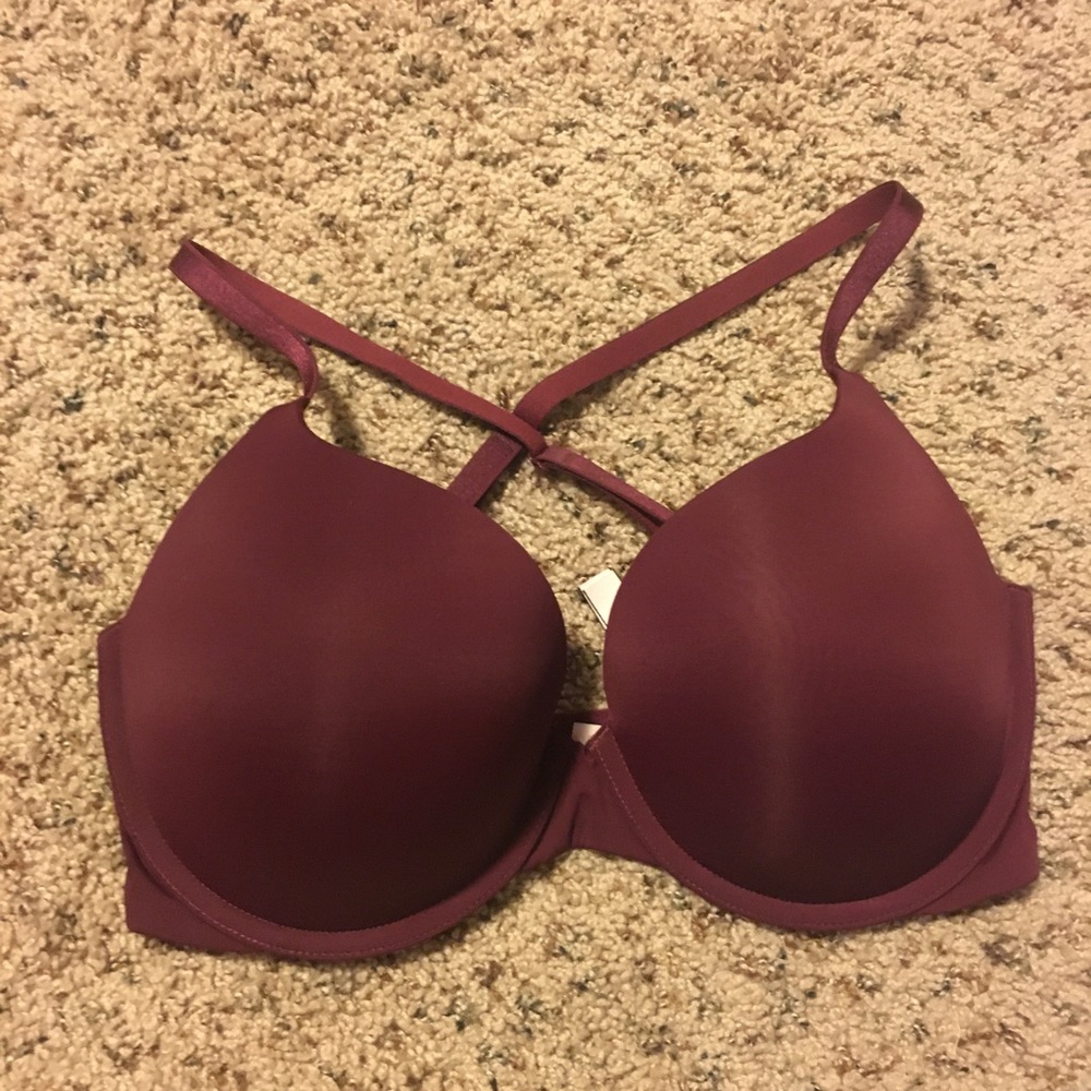 Victoria’s Secret Maroon Push-up Bra